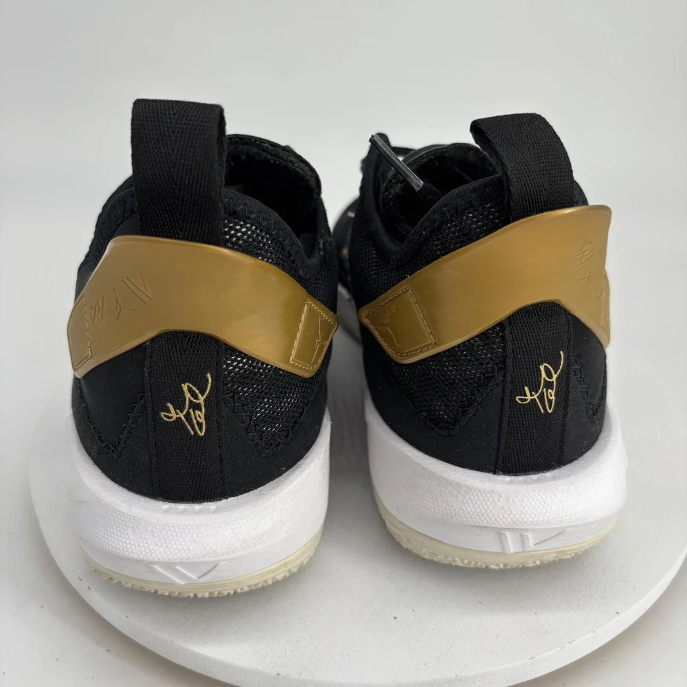 Jordan Why Not Zer0.4 Basketball Shoes Mens Sz 9.5 Black Gold CQ4230-001